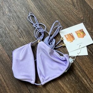 Janthee Bikini Inca Top in Lilac